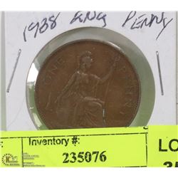 1938 BRITISH LARGE PENNY
