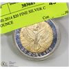 Image 1 : 40) 2014 $20 FINE SILVER COIN 1 OUNCE