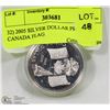 Image 1 : 32) 2005 SILVER DOLLAR PROOF CANADA FLAG