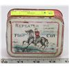ANTIQUE REPEATER TOBACCO TIN FEATURING NORTHWEST