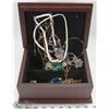 JEWELLERY BOX WITH CONTENTS