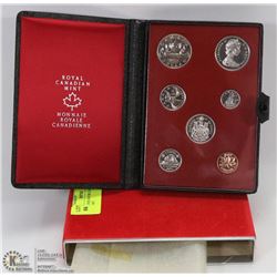 1972 SILVER DOUBLE DOLLAR CANOE SET