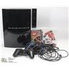 Image 1 : FLAT W/SONY PS3, 2 REMOTES & 2 GAMES