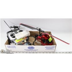 REMOTE CONTROL HELICOPTER WITH CHARGER AND