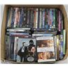 Image 1 : LARGE BOX W/OVER 75 DVD STORE BOUGHT