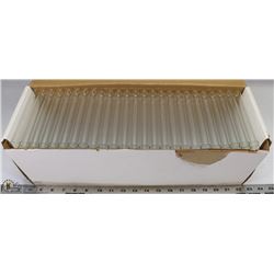 BOX W/250 NEW GLASS SHOOTER TEST TUBES -