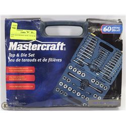 NEW MASTERCRAFT 60-PC TAP & DIE SET,