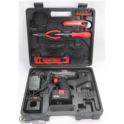 JOBMATE 12V CORDLESS DRILL KIT.