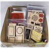 Image 1 : BOX FULL OF SCRAPBOOKING STAMPS &