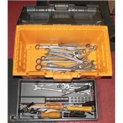 LARGE PLANO TOOL BOX FULL OF TOOLS.