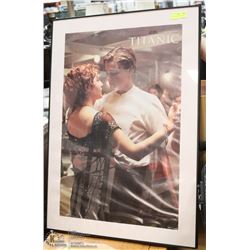 FRAMED TITANIC MOVIE POSTER