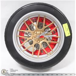 14" TIRE WALL CLOCK