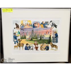 FRAMED & SIGNED LTD EDITION BY YARDLEY JONES -