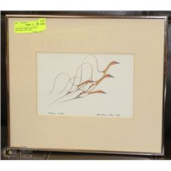 ORIGINAL FRAMED & SIGNED BENJAMIN CHEE CHEE