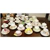 Image 1 : ESTATE CHINA TEA CUP SETS
