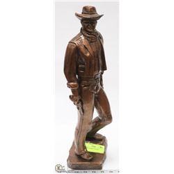 BRONZE LOOK  COWBOY STATUE