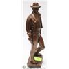 Image 1 : BRONZE LOOK  COWBOY STATUE