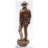 Image 2 : BRONZE LOOK  COWBOY STATUE