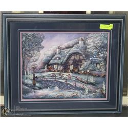 PAPER TOLE WOOD FRAMED HOUSE &