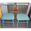 Image 1 : PAIR OF WOOD SIDE CHAIRS