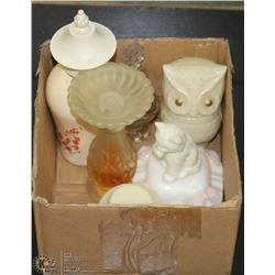 LOT OF 7 AVON ANTIQUE BOTTLES