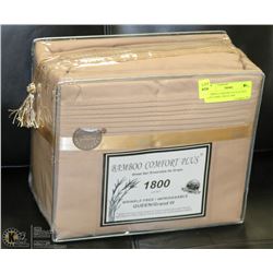 BAMBOO COMFORT PLUS QUEEN  SIZE CAMEL BEIGE 1800