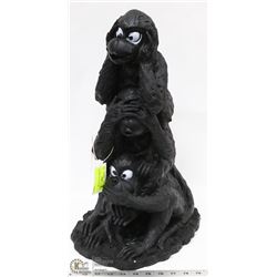 3 MONKIES STATUE 20" TALL