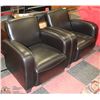 Image 1 : 2 LEATHERETTE  ARMCHAIRS