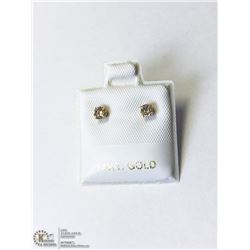 21) 14KT GOLD DIAMOND EARRINGS