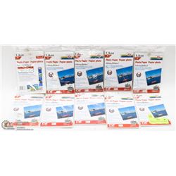 10 PACKS OF LIKON GLOSSY PHOTO PAPER 4"X6",