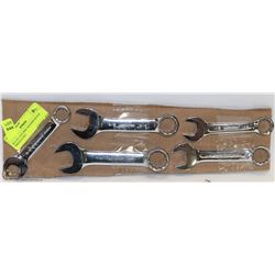 SET OF 5 STUBBY MAXIMUM SAE WRENCH SET