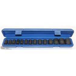 14PC IMPACT SOCKETS WITH CARRY CASE