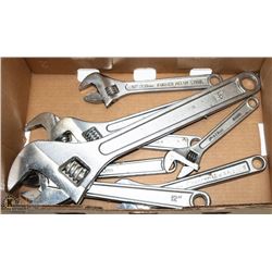 BOX OF CRESCENT WRENCHES