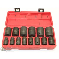 SUNEX TOOLS 14 PC IMPACT SOCKET SET