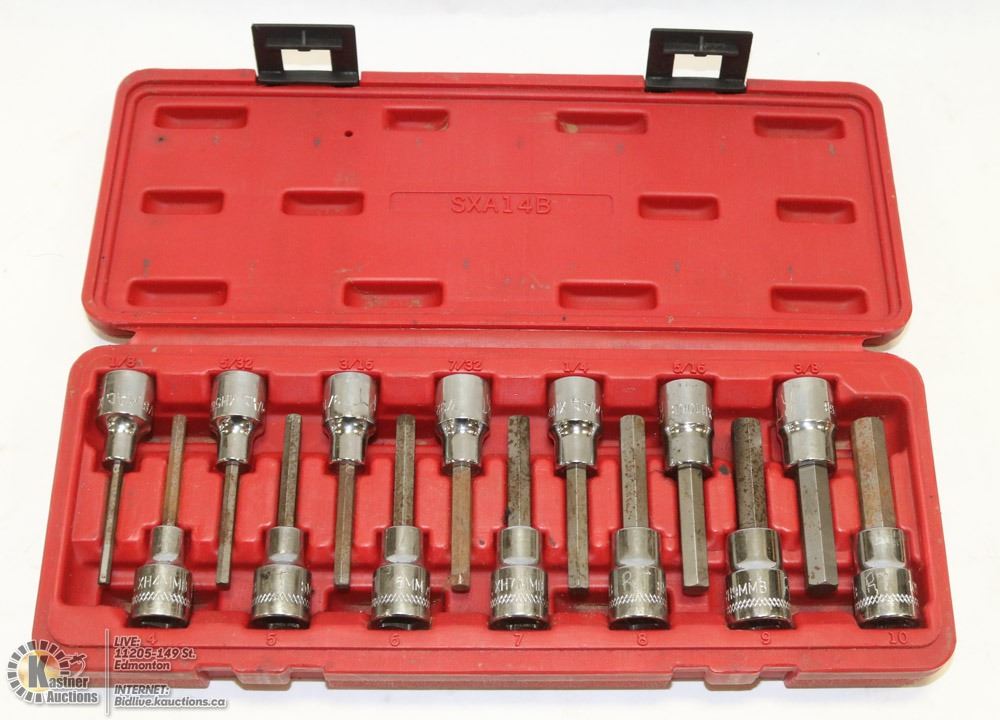 MAC TOOLS 14PC ALLEN KEY SOCKET SET WITH CASE