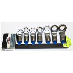 PRO POINT 7PC FLEXIBLE SAE BOX END SOCKET WRENCH