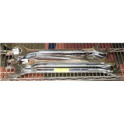 SET OF 6 LARGE WRENCHES INCLUDES 2", 1-1/2", 1-5/8