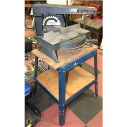 SEARS CRAFTMAN COMPOUND MITER SAW WITH STAND