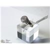 Image 2 : 40) STERLING SILVER DIAMOND RING