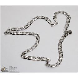 41) STERLING SILVER MENS CHAIN