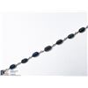 Image 1 : 47) 10/14KT WHITE GOLD SAPPHIRE BRACELET
