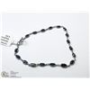 Image 3 : 47) 10/14KT WHITE GOLD SAPPHIRE BRACELET
