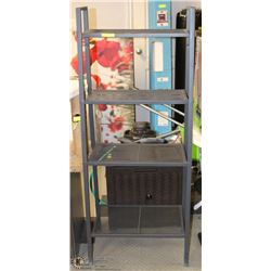 4-TIER METAL SHELF (58"H X 24"L X 14"W) -