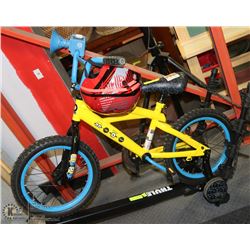 MINIONS KIDS BIKE WITH HELMET
