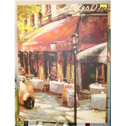 CAFE STRETCH CANVAS PICTURE 35"X47"