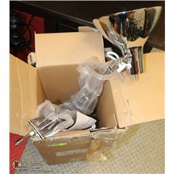 NEW LUXO L-1 DESK TASK LIGHT. STAINLESS STEEL