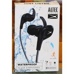 ALTEC LANSING WATERPROOF BLUETOOTH EARPHONES