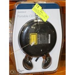 INSIGNIA PORTABLE CD PLAYER WITH HEADPHONES