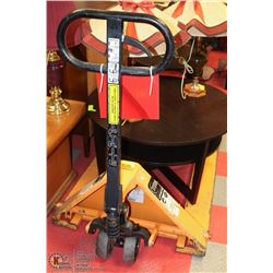 YELLOW PALLET JACK TITAN, 5000LB CAPACITY