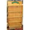 Image 1 : MCKAYS WOOD SHELF DISPLAY